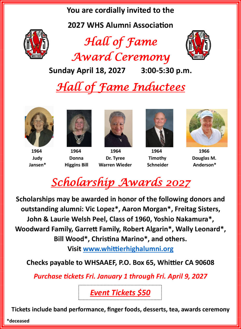2027 HOF flyer