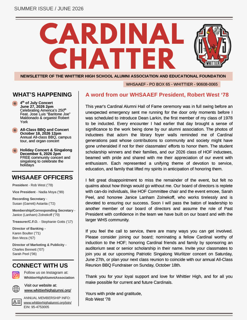 Summer Chatter 2026